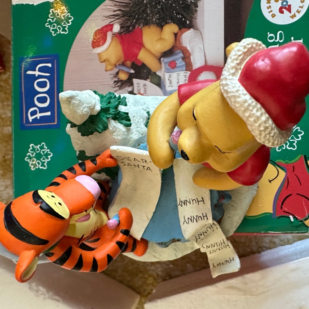 Disney Holiday Decor with Pooh and Tigger - Red, Green, Orange - Picture 4 of 5